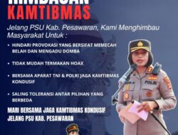 Polres Pesawaran Himbau Demontrasi Jangan Anarkis