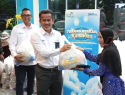 Gelar Pasar Murah Jelang Idul Fitri,PLN UID Lampung 1000 Paket