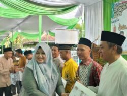 Wakil Bupati Pringsewu Umi Laila Gelar Silaturahim dan Safari Ramadhan 1446 H di Masjid Mufidurrohman Pringombo.