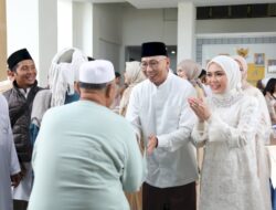 Silaturrahmi Gubernur Lampung dan Warga diMomen Idul Fitri Hangat Dan Penuh Kekeluarga