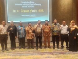 Dr. Achmad Farid dilantik Gantikan M. Khadafi Sebagai Rektor