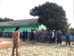 Pemerintah Kampung Menanga Jaya Giatkan  Disiplin Apel Pagi.