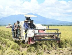 Bupati Pringsewu  Hadiri Gebyar Mekanisasi Pertanian Kabupaten Pringsewu 2025 di Pekon Pujodadi