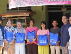 YBM BRILiaN Ro Bandarlampung Salurkan Bantuan Korban Banjir DiPanjang