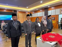 Bupati Tanggamus Melantik 5 Pejabat Dilingkungan Pemda Setempat.