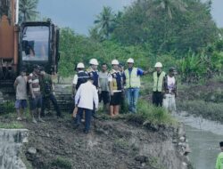 Bupati Pringsewu Tinjau Perbaikan Bendungan Jebol yang Vital untuk Petani