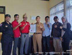 DPW PWDPI Provinsi Lampung Resmi Terdaftar Di Kesbangpol ,Siap Aktif Jaga Marwah Jurnalisme