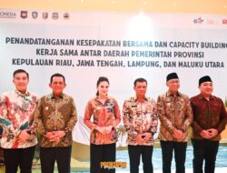 Bupati dan wakil Bupati Dampingi Gubernur RMD Tanda tangani MoU di Batam