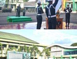 Upacara Bulanan,Kasrem Bacakan Amanat Pangdam II/Sriwijaya