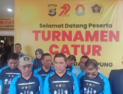 Semarak HUT Bhayangkara ke -79 POLDA Lampung Gelar Open Turnamen Catur Cup 2025