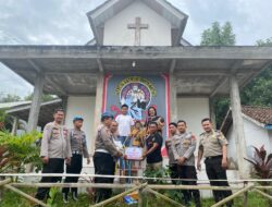 Hari Bhayangkara Ke- 79, Polres Way Kanan Bakti Sosial Religi dan Bansos di Tempat Ibadah
