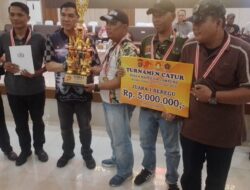 Wakapolda Lampung Resmi Tutup Turnamen Catur Piala Kapolda HUT Bhayangkara ke – 79 tahun 2025