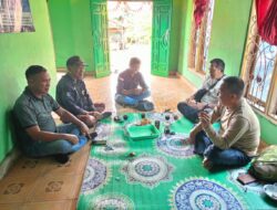 Camat Negeri Agung Isi Libur dengan Silaturahmi dan Ngopi Bareng Media di kantor BAIN HAM