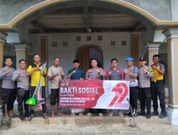 Polri untuk Masyarakat: Polsek Negeri Besar Baksos Religi di Masjid Baslu Al-Amin