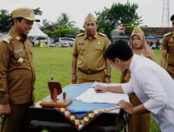 Ribuan ASN-PPPK Pringsewu Terima SK dan Diambil Sumpah di Momen Harganas ke-32