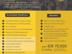 Tempat PKL Magang Desain Grafis & Video Editor – Tangerang & BALI BEKASI JAKARTA