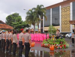 Kado Hari Bhayangkara Ke -79 ,93 Personel Polresta Bandarlampung Naik Pangkat.