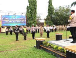 Polres Way Kanan Gelar Apel Operasi Patuh Krakatau 2025