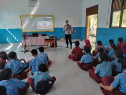 Polres Way Kanan Hadir di MPLS SMPN 4 Negeri Agung, Tanamkan Disiplin dan Wawasan Kebangsaan kepada Siswa Baru