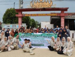 Farmasi ITERA Gelar Pemeriksaan Kesehatan buat Ibu PKK Dan kader Posyandu Di Lampung Selatan