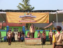 Wakil Bupati Pringsewu Hadiri Penerimaan Tamu Ambalan Pramuka SMK Yasmida