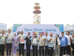 Dandim 0410/KBL Arm Roni Hermawan Hadiri Sebagai Forkopimda dalam Acara Begawi Bandarlampung 2025.