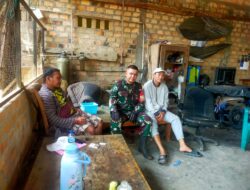 Bangkitkan Semangat Gotong Royong, Babinsa Bumi Baru Jalankan Arahan Dandim Way Kanan