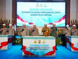 Kapolri Groundbreaking 20 SPPG DI Lampung,Polri Dukung Program MBG