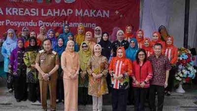 Dukung Anak Sehat dan Cerdas, TP PKK Pringsewu Ikuti Lomba Lahap Makan Tingkat Provinsi