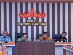 Pj. Sekda Pringsewu Hadiri  Rapat Evaluasi Ranperda Pertanggungjawaban APBD 2024 di Provinsi Lampung