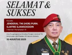 Presiden Prabowo Subianto Berikan Penganugerahan Pangkat Kehormatan