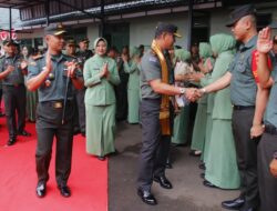 Kodim 0410/KBL Menjadi Tuan Rumah Kunjungan Kerja Danrem 043/Gatam dan Rombongan.