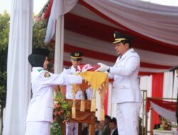 Bupati Pringsewu Pimpin Upacara Peringatan HUT Ke-80 Proklamasi Kemerdekaan RI