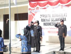 Kabid Humas Polda Lampung Jadi Inspektur Upacara HUT RI ke-80 di SLB Negeri PKK