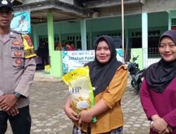 Gelar Gerakan Pangan Murah di Banjit, Warga dan Aparatur Kampung Berikan Apresiasi Polisi