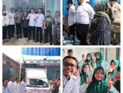 Polres Tanggamus Hadiri Launching SPPG, 3.500 Siswa Dapat makan Bergizi