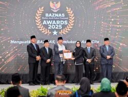 Bupati Nanda Indira Terima Penghargaan Baznas Award 2025 Kategori Kepala Daerah Pendukung Digitalisasi Zakat