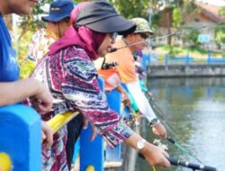 Meriahkan Dies Natalis ke- 60 Unila Gelar Lomba Mancing Di Embung.