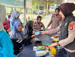 Hari Jadi Ke 77, Polres Way Kanan Gelar Bakti Kesehatan di Puskemas Blambangan Umpu