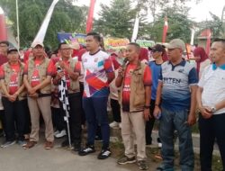 Lingkungan 3 Perumahan Karunia Indah Gelar Jalan Sehat Star dan Finish  Di depan Masjid As salam