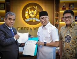 Gubernur Lampung Mirza dan KETUA DPRD Langsung Sampaikan Aspirasi Mahasiswa Ketua MPR RI.