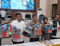 POLDA Lampung ekpos Percobaan Tindak Pidana yang Membahayakan Keamanan Umum