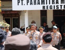Polres Way Kanan dan Polres Lampung Utara Pam Aksi Unras di PT. PML Reg 46 Way Hanakau