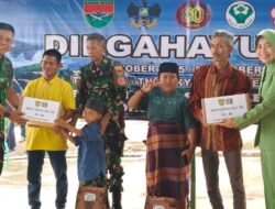 Kodim 0427/Way Kanan Gelar Baksos Kesehatan dalam Rangka HUT TNI ke-80