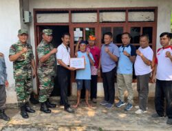 Bakti sosial kampung pancasila memperingati HUT TNI ke 80