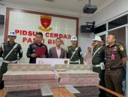 Komitmen Berantas Korupsi,Kejati Lampung Pulihkan Kerugian Negara Rp 11,14 Miliar.