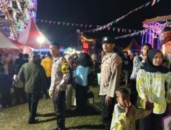 Ciptakan Rasa Aman, Polsek Rebang Tangkas Lakukan Patroli KRYD di Pasar Malam