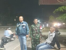 Babinsa Koramil 410- 04/TKT , Bubarkan Tawuran Pelajar diKalibalau kencana