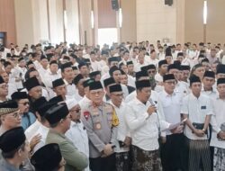 Ribuan Massa Aliansi Santri Nusantara Lampung Gelar Aksi Damai