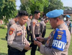 Kasi Propam Polres Way Kanan Laksanakan  Mitigasi dan Gaktiblin di Polres Way Kanan